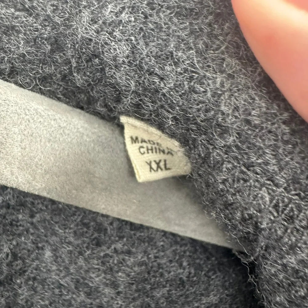 Buck Mason Wool Chore Coat Mens XXL Charcoal Grey 3-Button Blazer Jacket